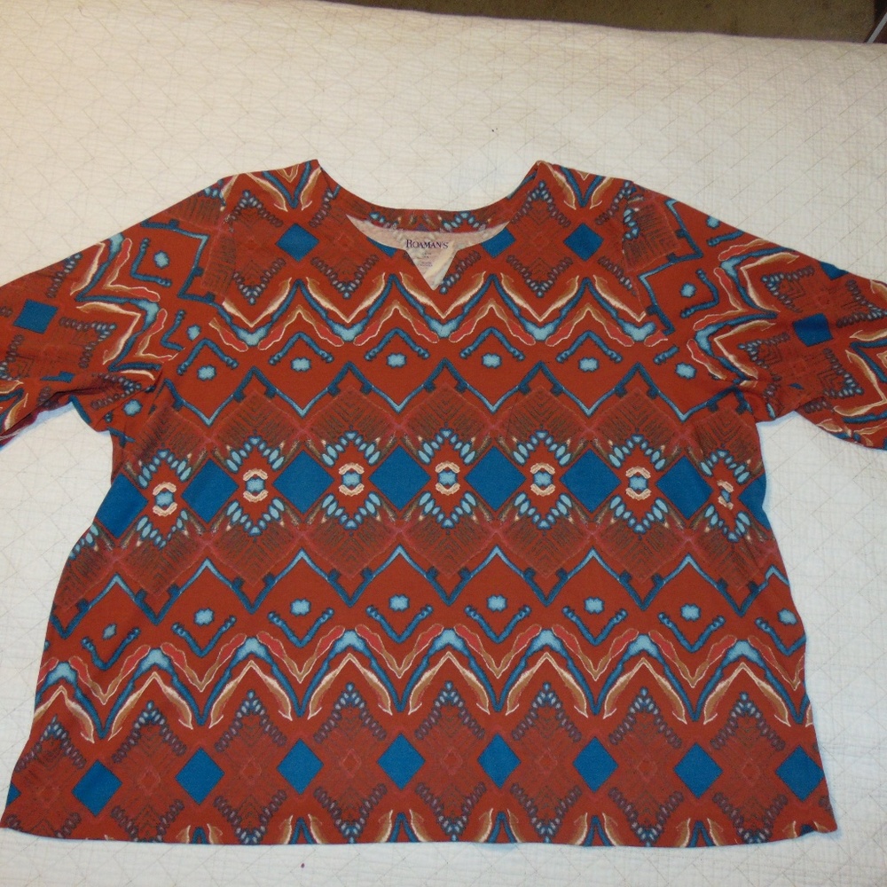 Roaman's Tunic Sizes 3/4 Sleeves - Clearance